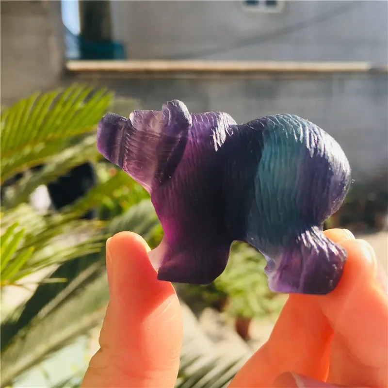 

Флюорит мини-медведь 5 см Mjzbf