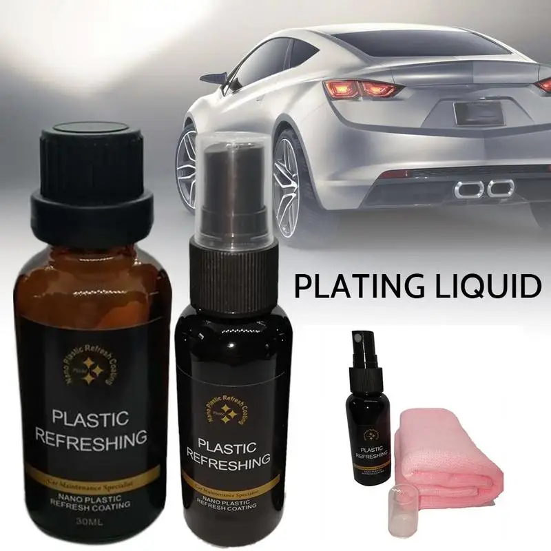 

Car Plastic Cleaning Agent Polishing And Repairing Plastic Coating Nano Refurbishment Plating For Car Interior Accessories