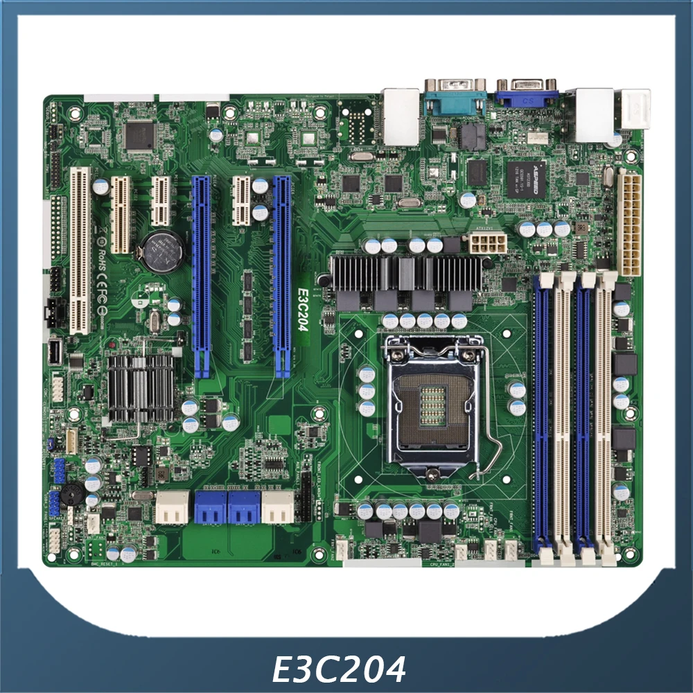 Server Motherboard For ASROCK For E3C204 Socket H2 LGA1155 Support E3-1200 V2 Fully Tested Good Quality Server Motherboard For ASROCK For E3C204 Socket H2 LGA1155 Support E3-1200 V2 Fully Tested Good Quality