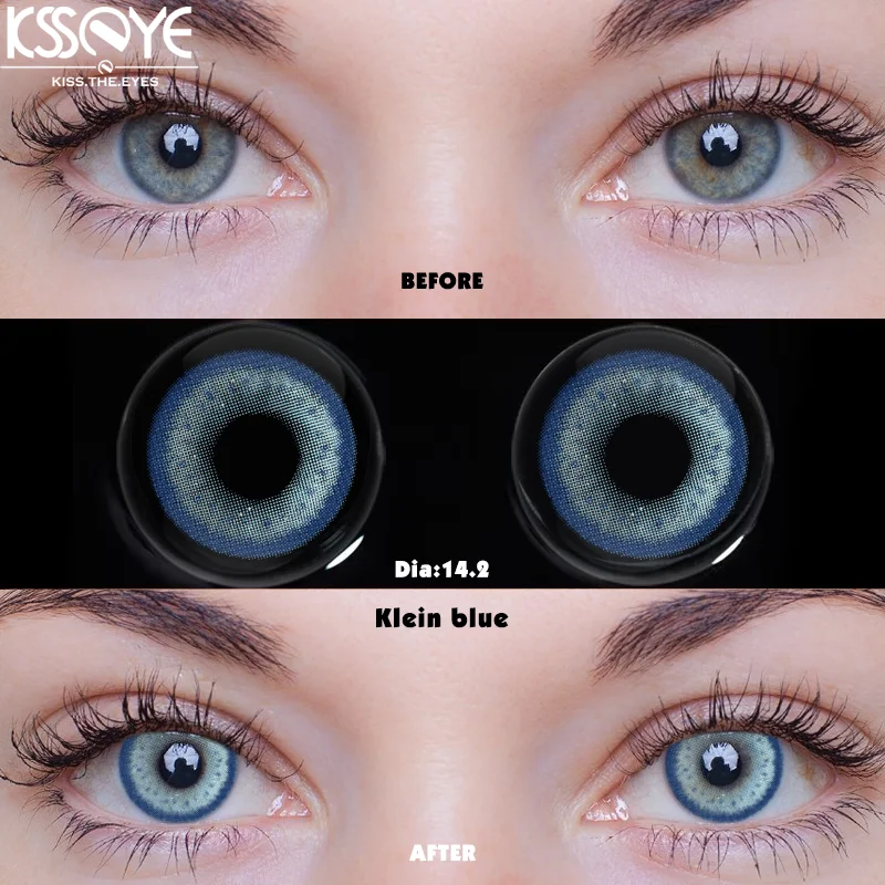 KSSEYE 2 шт. горячая распродажа цветные контактные линзы мягкие для красоты глаз