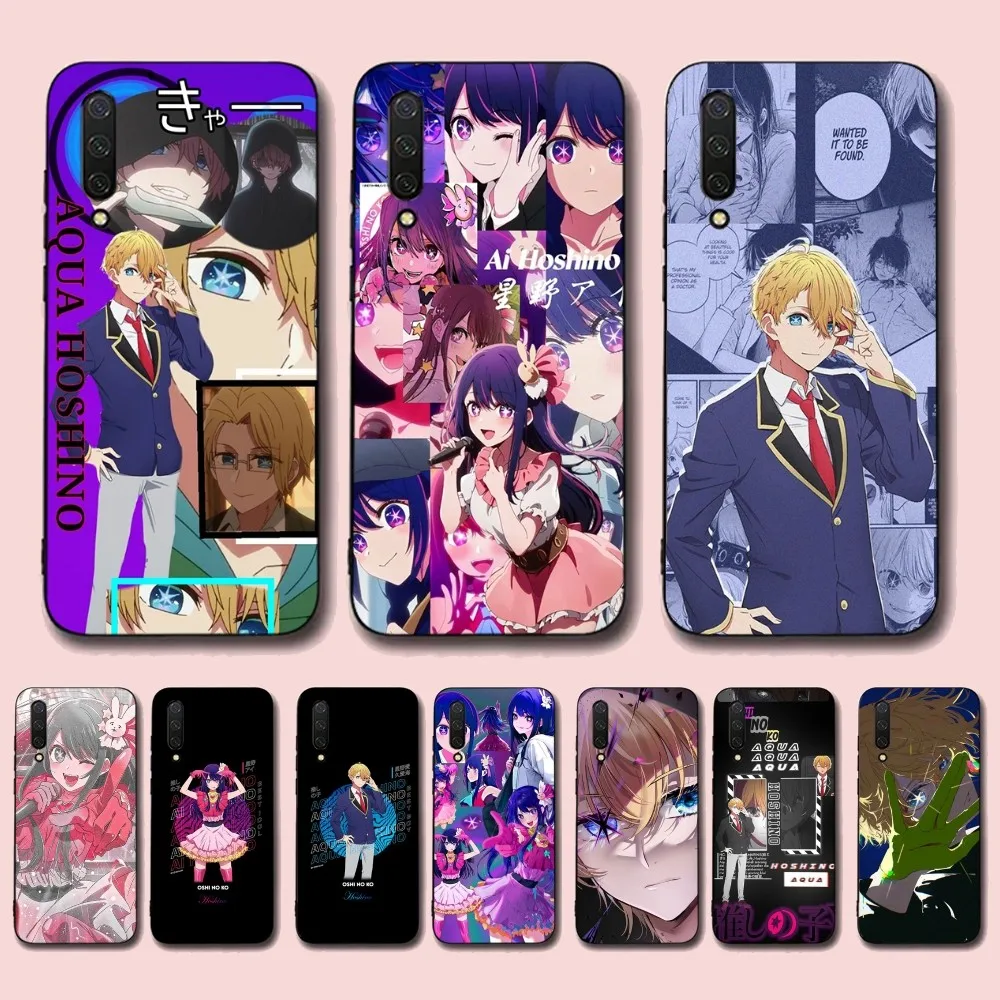 

Aqua Hoshino anime Phone Case For Xiaomi Mi 5X 8 9 10 11 12 lite pro 10T PocoX3pro PocoM3 Note 10 pro lite
