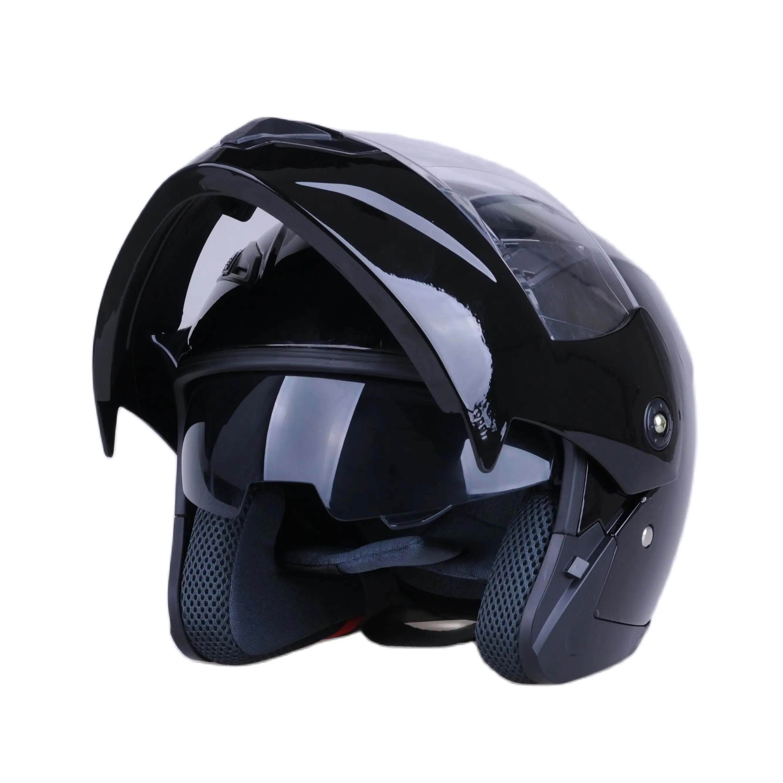 

102 Cascos de motocicleta de carreras Unisex, protección de cara completa, abatible hacia arriba, Modular, doble lente