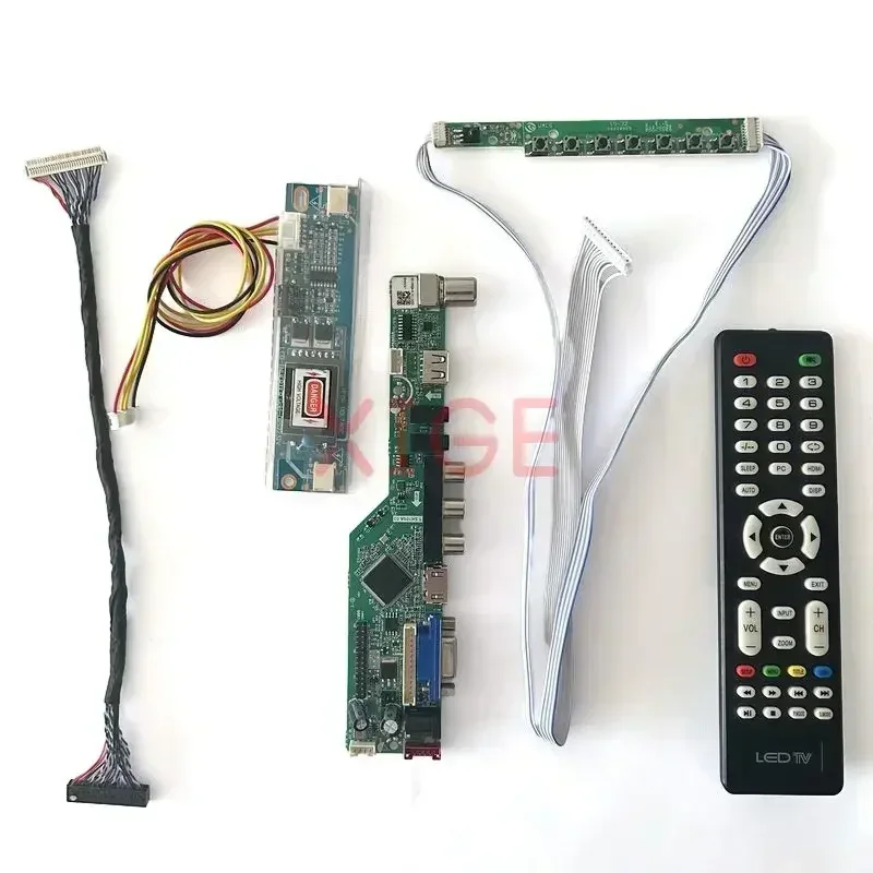 Для B170PW02 B170PW04 B170PW07 плата драйвера контроллера DIY Kit LVDS 30-контактный аналоговый