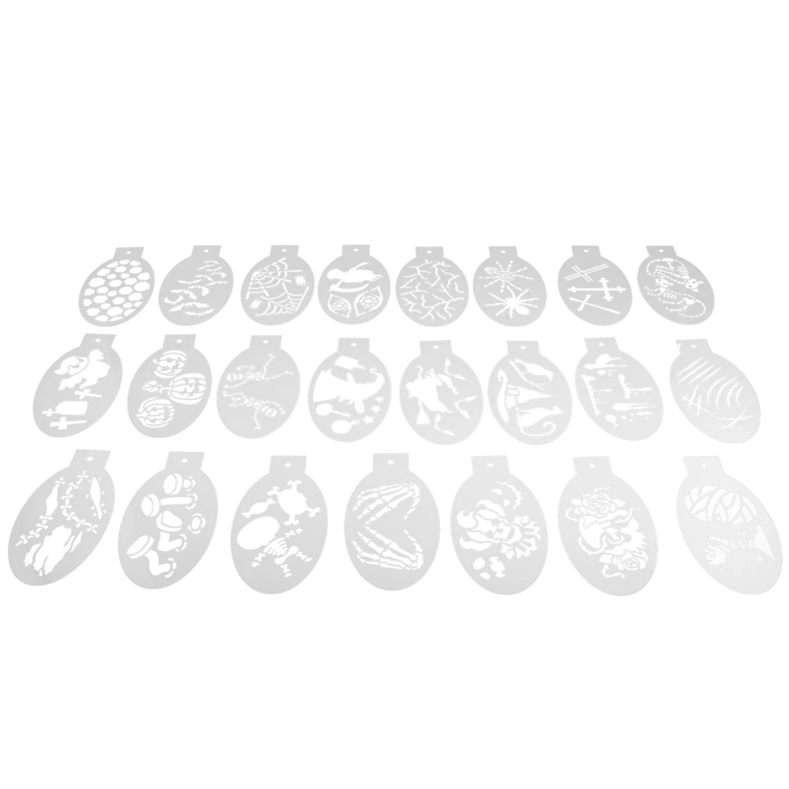 23-шт. краска для лица детский шаблон рисования на Хэллоуин верхнее пальто