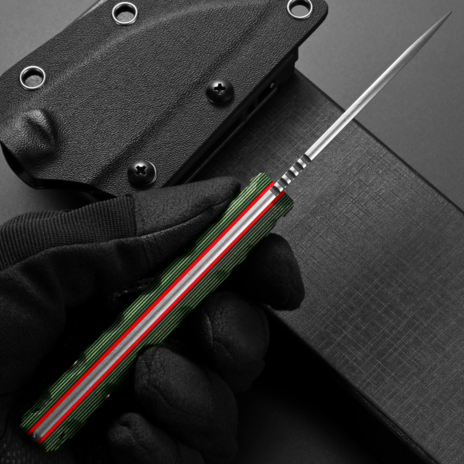 Компактный нож с фиксированным клинком Eafengrow EF176, клинок из стали 14c28n, цветная рукоять из G10, полноразмерный клинок, ножи EDC для кемпинга и выживания. (art.: 3920dcc3ead7e) - 3920dcc3ead7e
