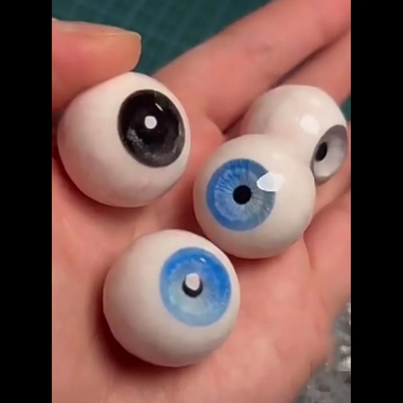 Кукольные глаза BJD из смолы чистые круглые Глазные яблоки сделай сам аксессуары