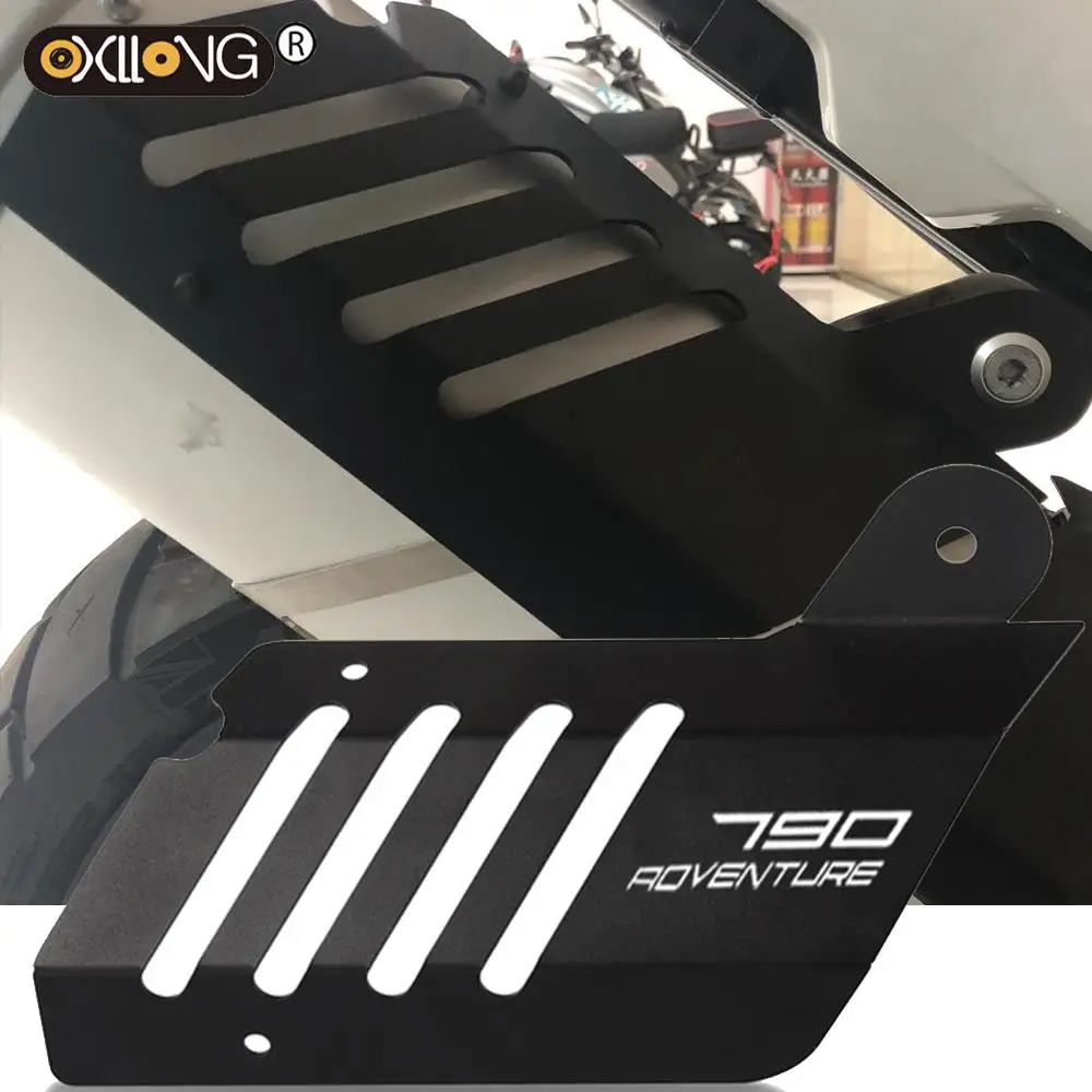 

Motorcycle Exhaust Pipe Protector Heat Shield Cover Guard Anti-scalding Cover FOR 790 Adventure S /R 790 ADV 2019 2020 2021 2022
