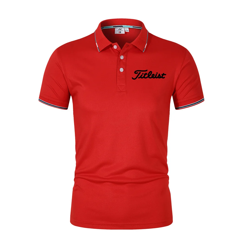 

Golf 2023 Men Polo Men Shirt Short Sleeve Polo Shirt Print Polo New Clothing Summer Streetwear Casual Fashion Men tops