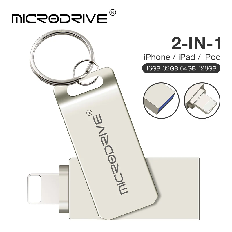 Флэш-накопитель Usb 3 0 для всех iPhone Plus/X Usb/Otg/Lightning 2 в 1 флэш-накопитель внешних