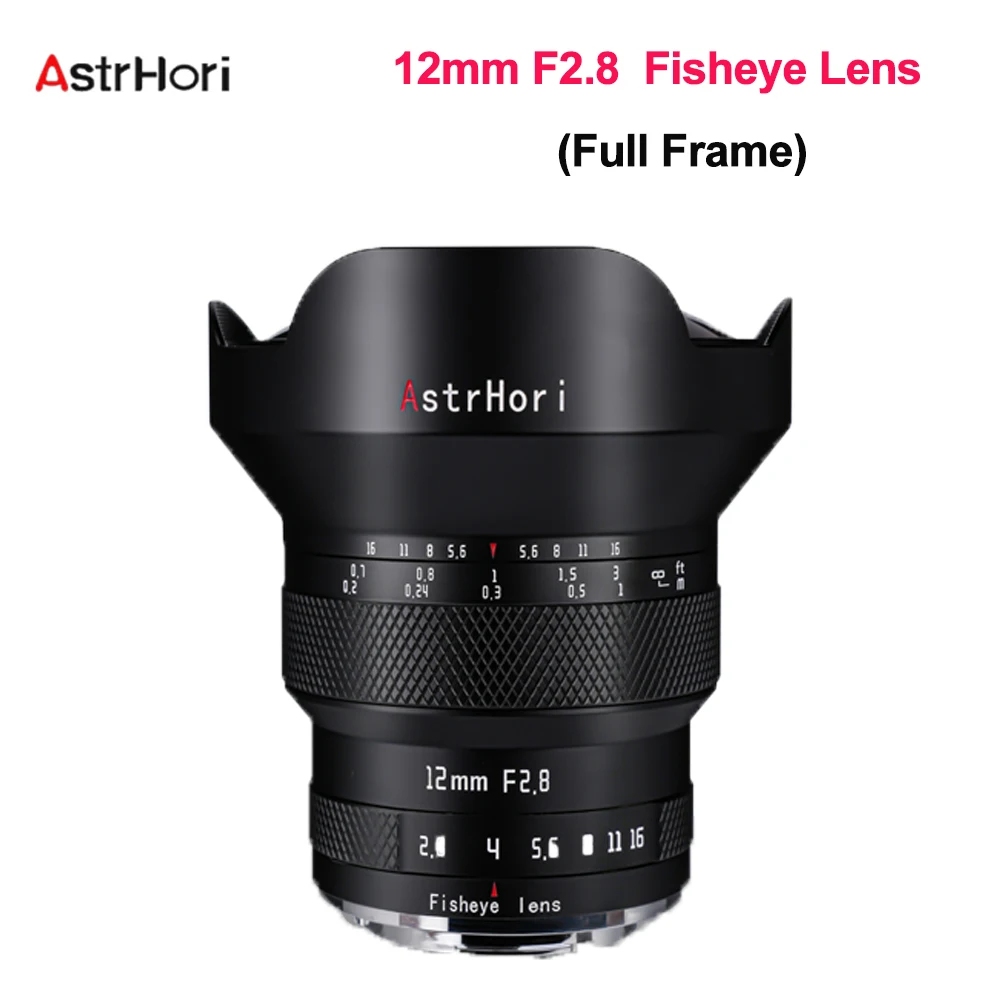 

AstrHori 12mm F2.8 Full Frame Manual Fisheye Lens 185Degree Ultra Wide Angle Lens for Sony E/Nikon Z /Leica/Panasonic/Sigma L/RF