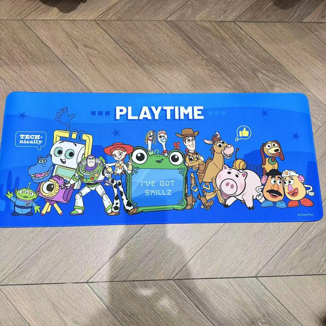 Фото Большой коврик для мыши Disney Pixar Toy Story, милый мультяшный игровой коврик для мыши, увеличенный размер, коврик для стола, коврик для компьютерной клавиатуры, нескользящий №1
