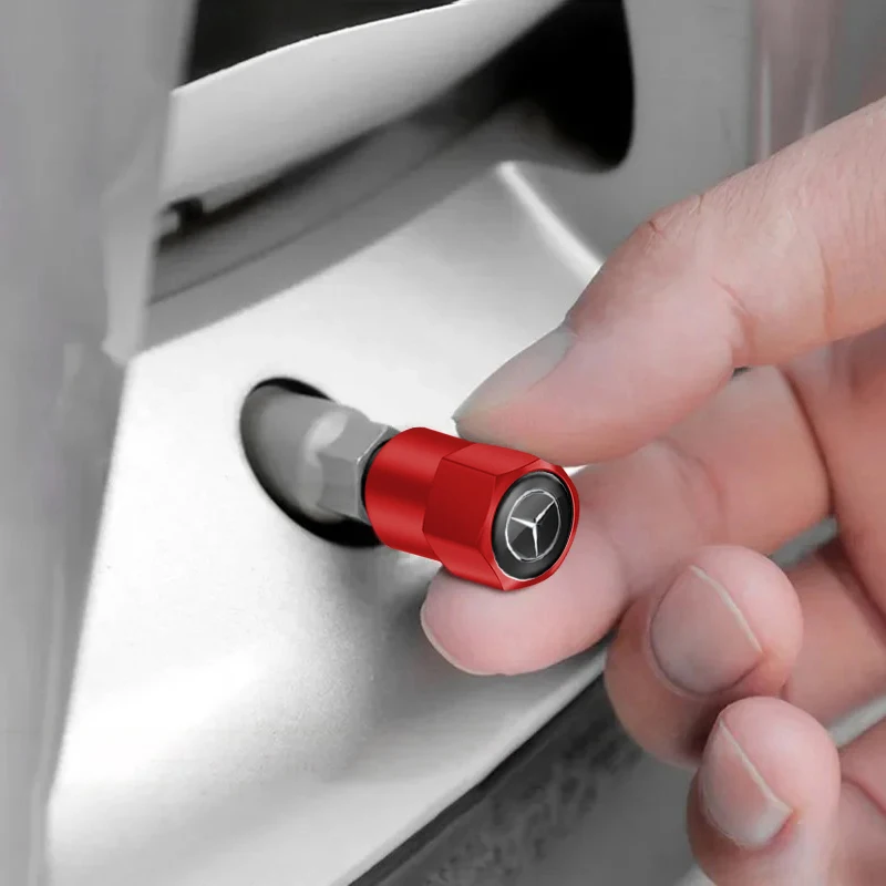 4 шт. колпачки для клапанов автомобильных шин стержней Airdust Mercedes Benz AMG W204 W205 W203 W211