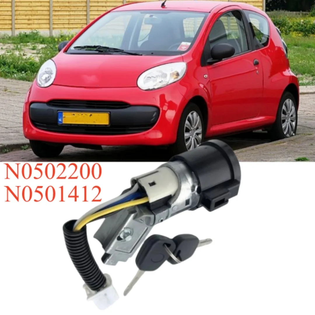 

Автоматический замок зажигания с 2 ключами, подходит для PEUGEOT 107 для CITROEN C1 для TOYOTA AYGO N 0501412 N 0502200 Автомобильные аксессуары