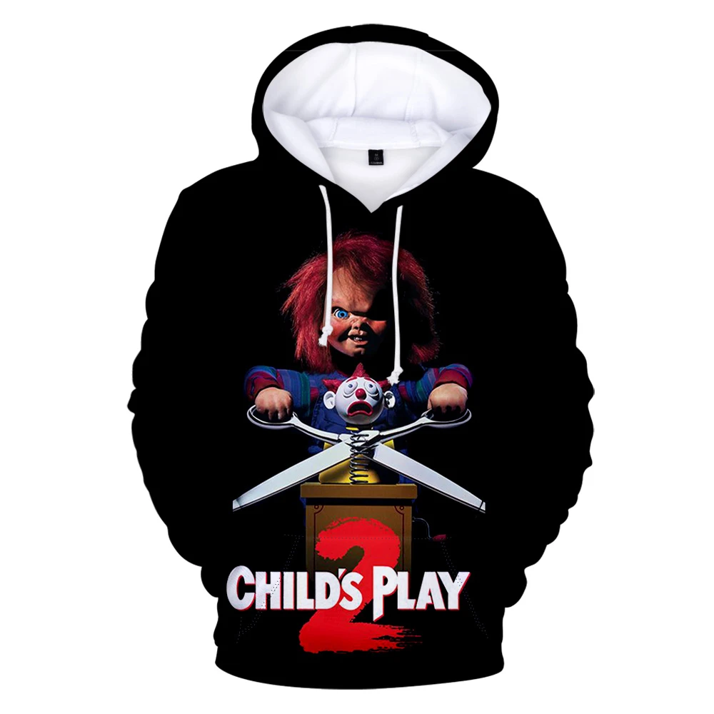 

CHUCKY Hoodie Cosplay Pullover Unique Casual Sweatshirt Harajuku Clothes Men Womens Hoody New Fashion Kids Sweatshirts 2022
