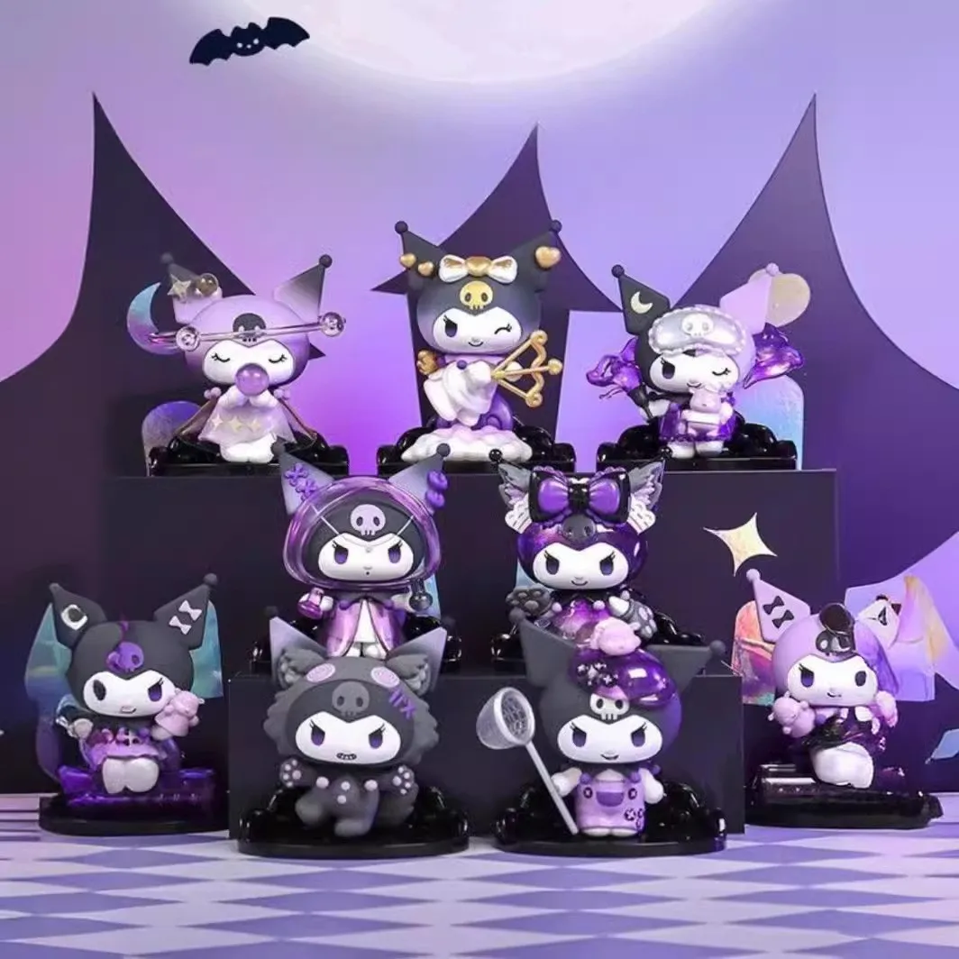 Sanrio Kuromi глухая коробка Werewolf Kill Хэллоуин модная игрушка ручная работа куклы
