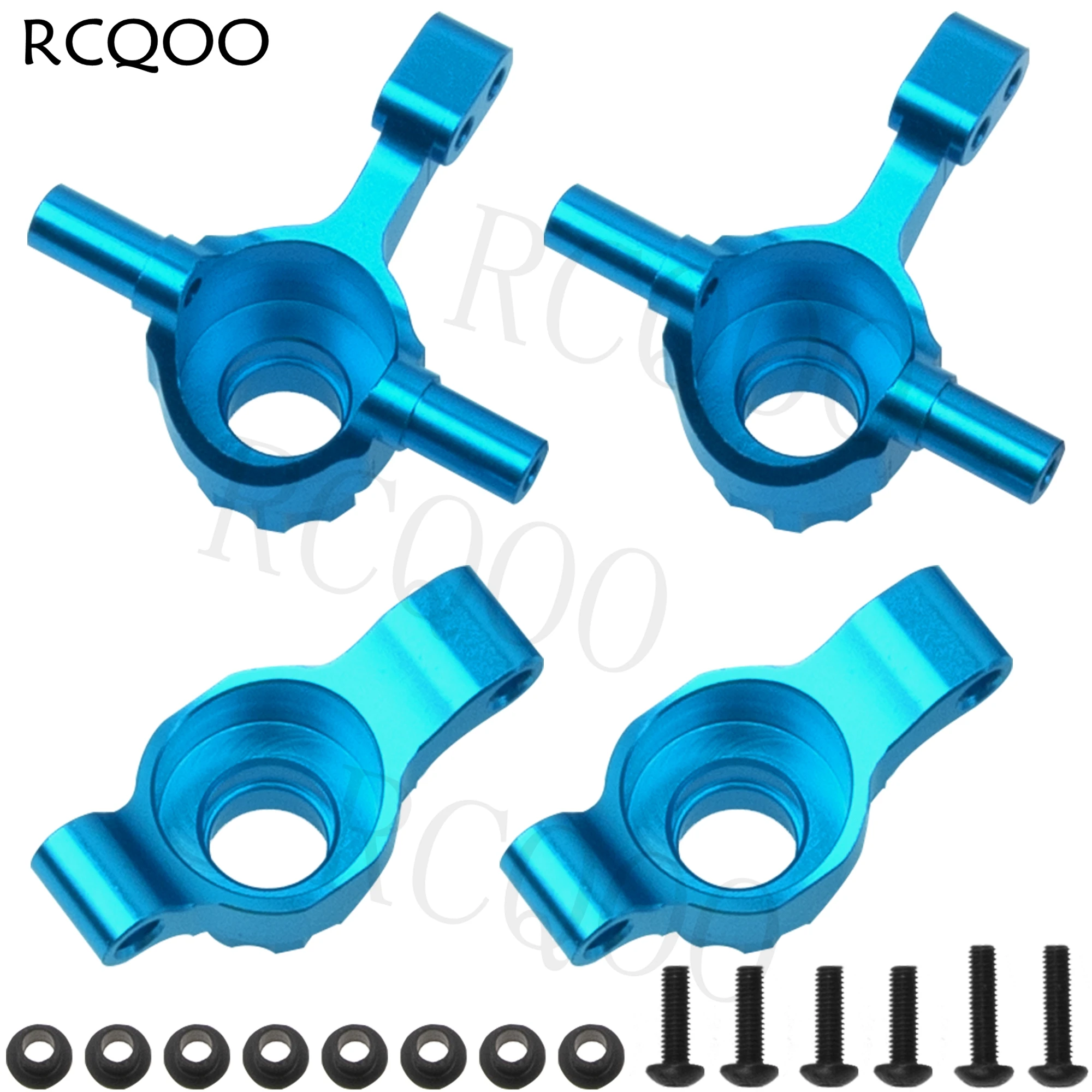 

Aluminum Front Steering Knuckle Carrier Blocks & Rear Stub Axle Carrier Hub Set for On Road Touring Car Upgrade Parts