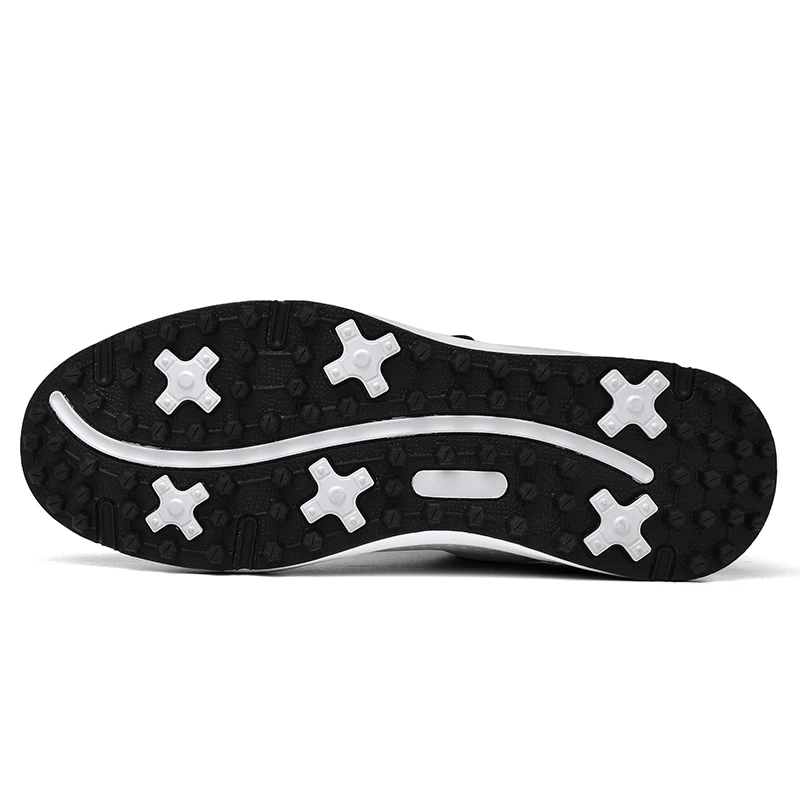 Professional Men's Golf Shoes Outdoor Grass Leisure Walking Golf Training Shoes Men's White Nail Free Golf Shoes Size 37-46