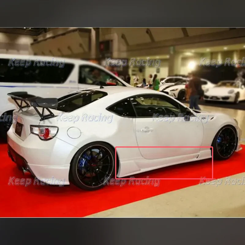 Боковая юбка из стекловолокна в стиле INGS N-SPEC для Toyota 13-21 FT86 GT86 FRS ZN6 BRZ ZC6