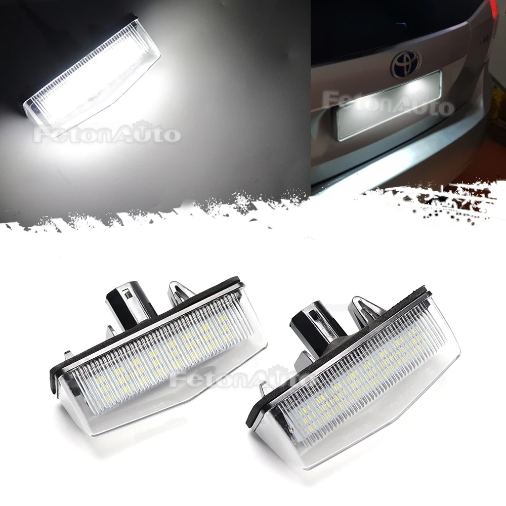 Для Toyota Prius XW20 XW30 Plus/V Venza Matrix RAV4 для Lexus CT200h Scion tC Освещение номерного знака