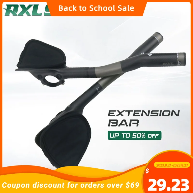 RXL SL Road Bicycle Triathlon Extender Aero TT Bar Ends Raci