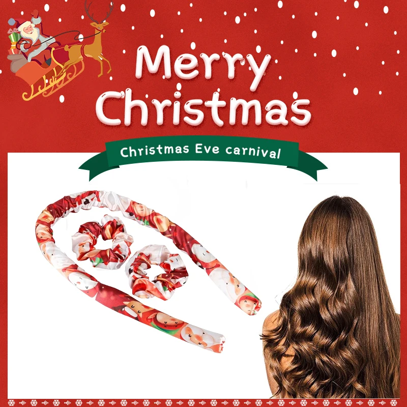 

Heatless Hair Curler No Heat Christmas Sleep Lazy Long Hair Curler Sponge Foam Soft Hair Rollers For Women Curling Hair Tools