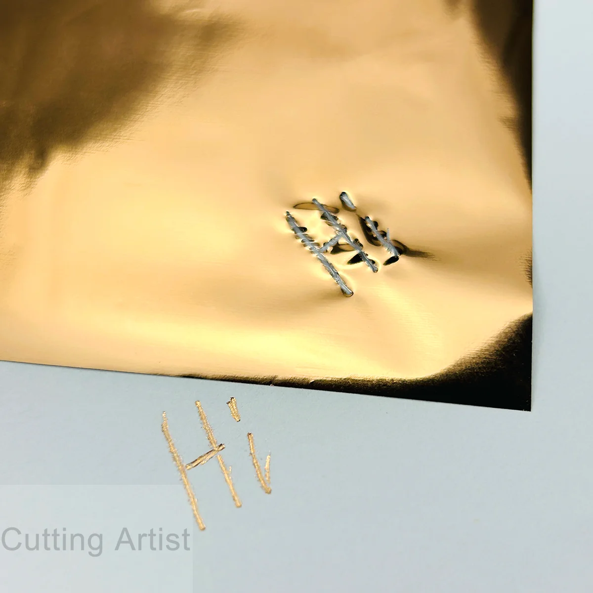 Фото Фольгированные листы для переноса изображений для плоттеров Silhouette Cricut, подарочный материал №4