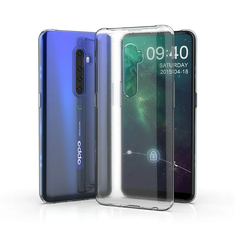 Ультратонкий чехол-накладка на заднюю панель для OPPO Reno Ace Z 2Z 2F 5G мягкий ТПУ