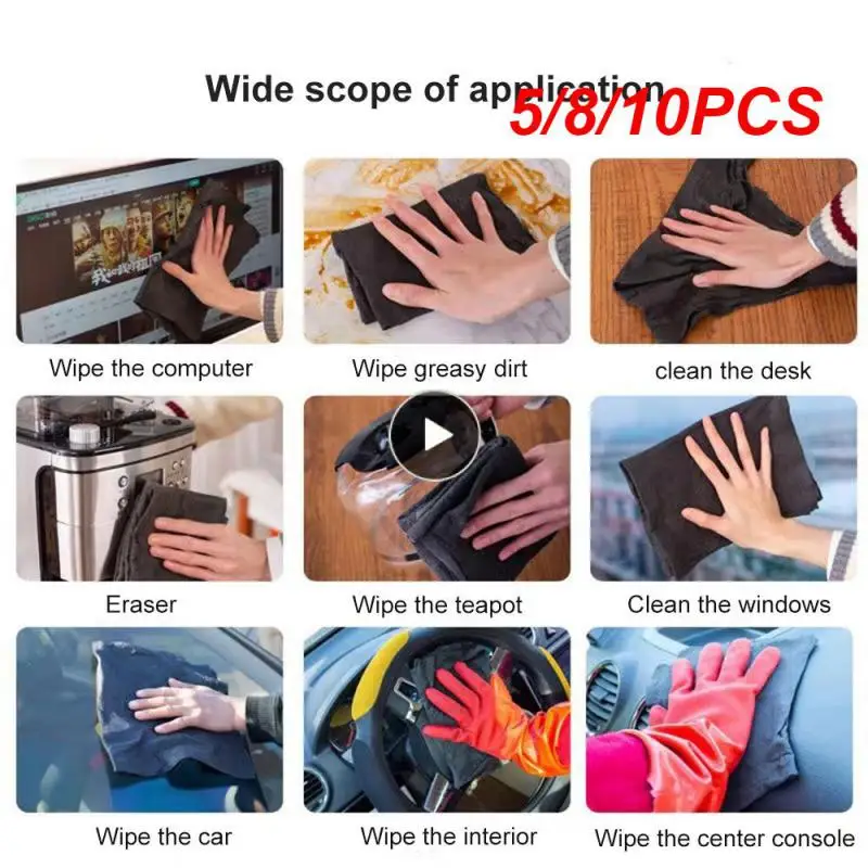 

5/8/10 шт., тряпка для мойки кухонных полотенец