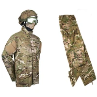 tactical r6 bdu military suit uniform set cmbat airsoft outdoor hunting tops trouser shirts pants sports hiking