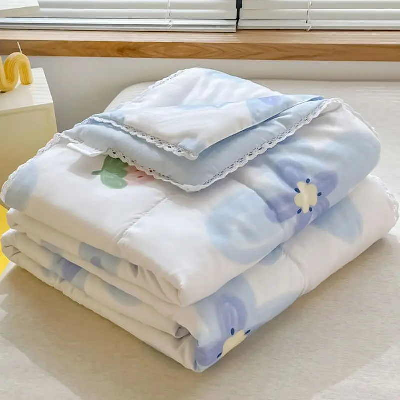

Winter nap thin quilt office nap sofa small quilt children spring and autumn thin air conditioning cover quilt