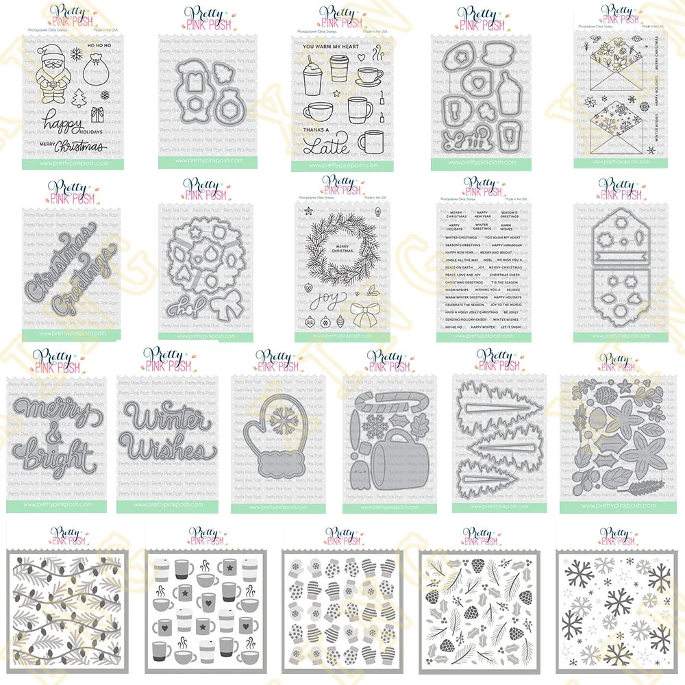 

Новогодняя елка Снежинки Санта новые металлические штампы для резки прозрачные штампы трафарет для детской отделки тиснение шаблон