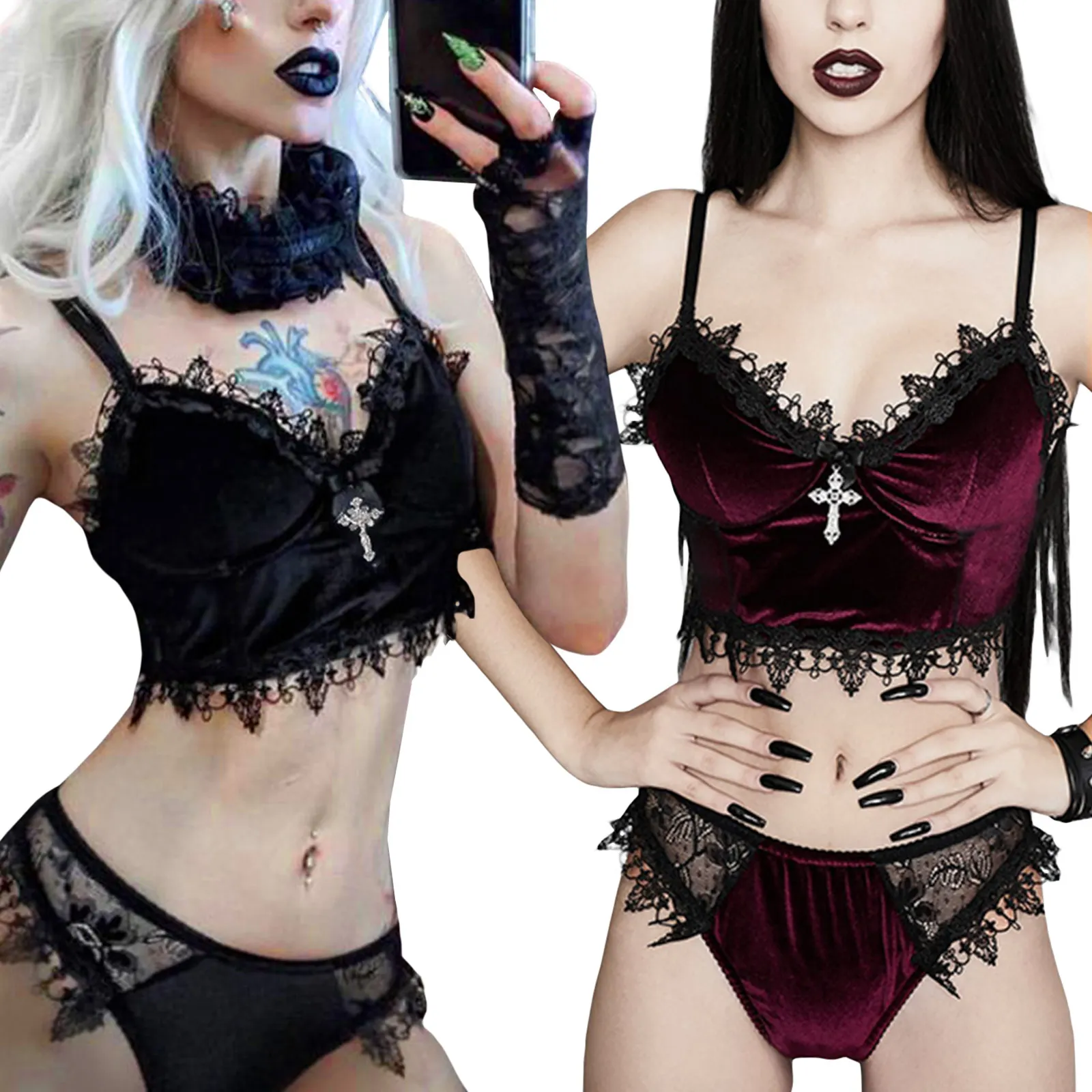 

Новейшие женские сексуальные кружевные топы на бретельках, с V-образным вырезом и открытой спиной