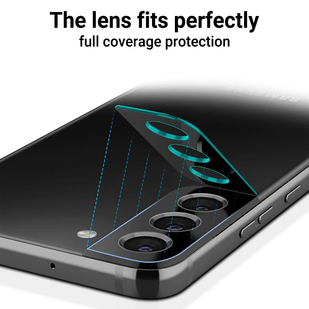 Фото Защитная пленка для объектива камеры 3D для Samsung A56 A17 A55 A16 A07 A54 A53 A26 A36 S25 S24 Ultra S23 FE, закаленное стекло для задней линзы №3