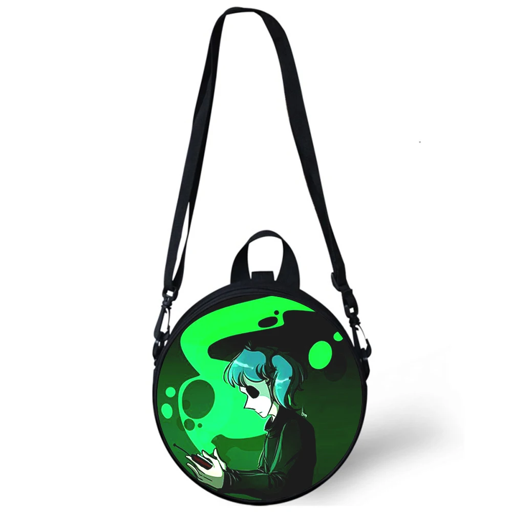 Sally face Child kindergarten Bag 3D Print Crossbody Shoulder Bags For School Women Mini Round Bagpacks Rugtas Bag