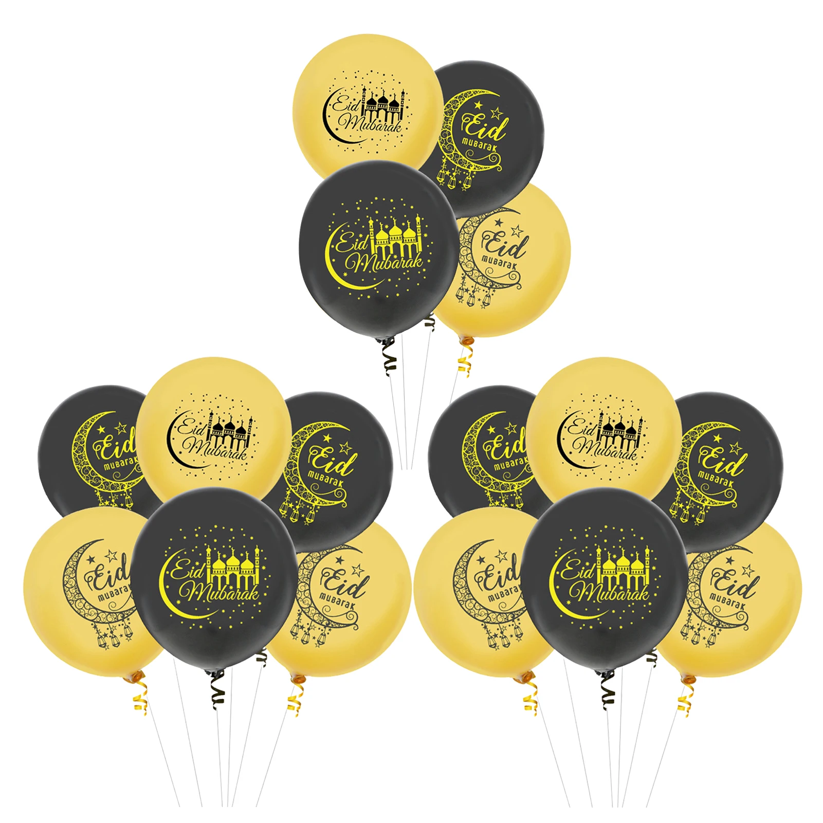 

ИД Мубарак, латексные воздушные шары, исламский женский фестиваль, мусульманские украшения для домашвечерние