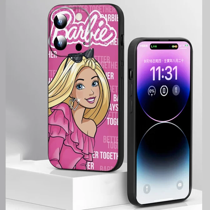 Мягкий силиконовый чехол K-10 B-Barbie Pink Girl для Huawei Y5P Y6P Y8P Y7A Y9A Y6 Y7 Y9 2018 2019 Honor 7C 8X 20