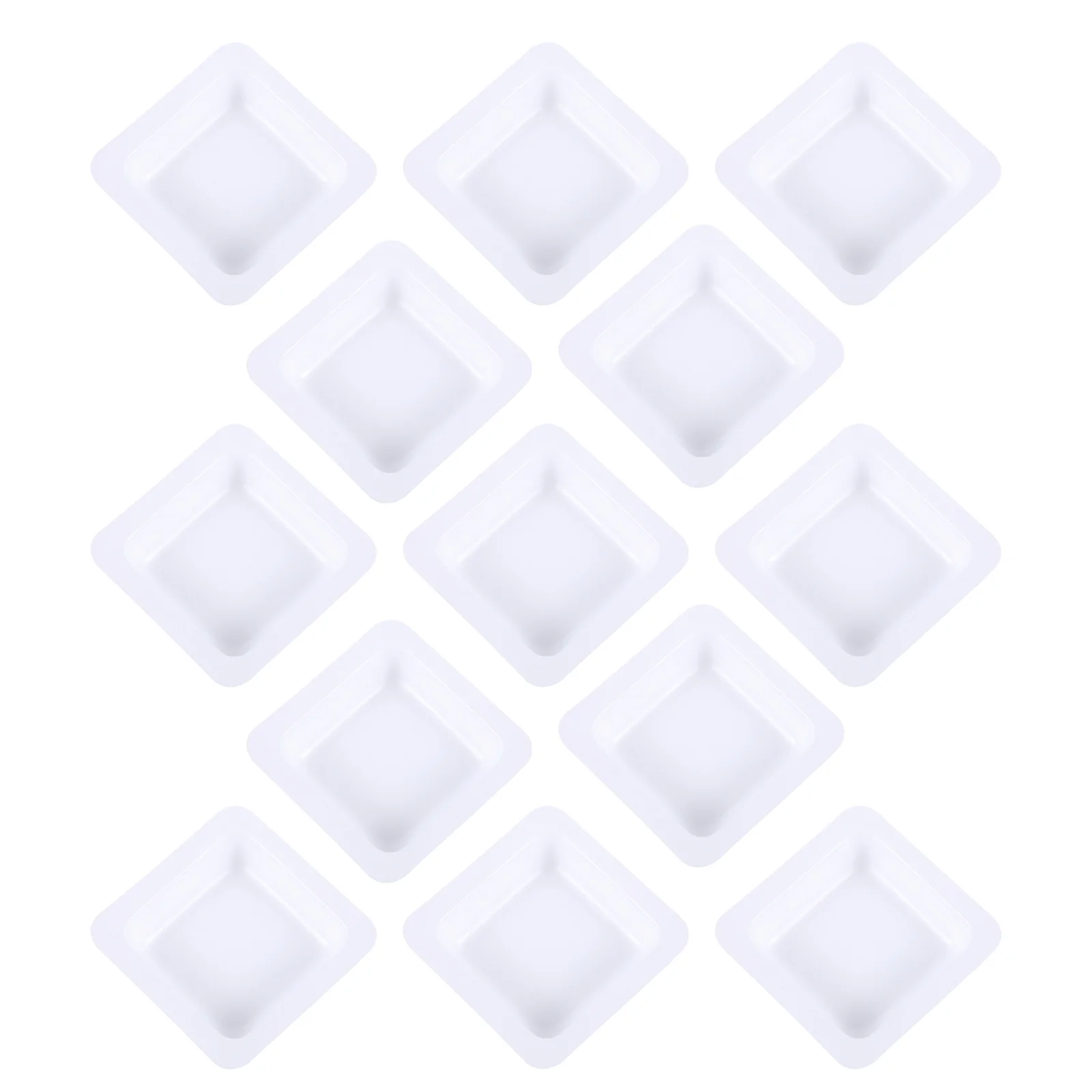 

50pcs Weighing Dish Plastic Weighing Boats Weighing Tray for Laboratory 7ml