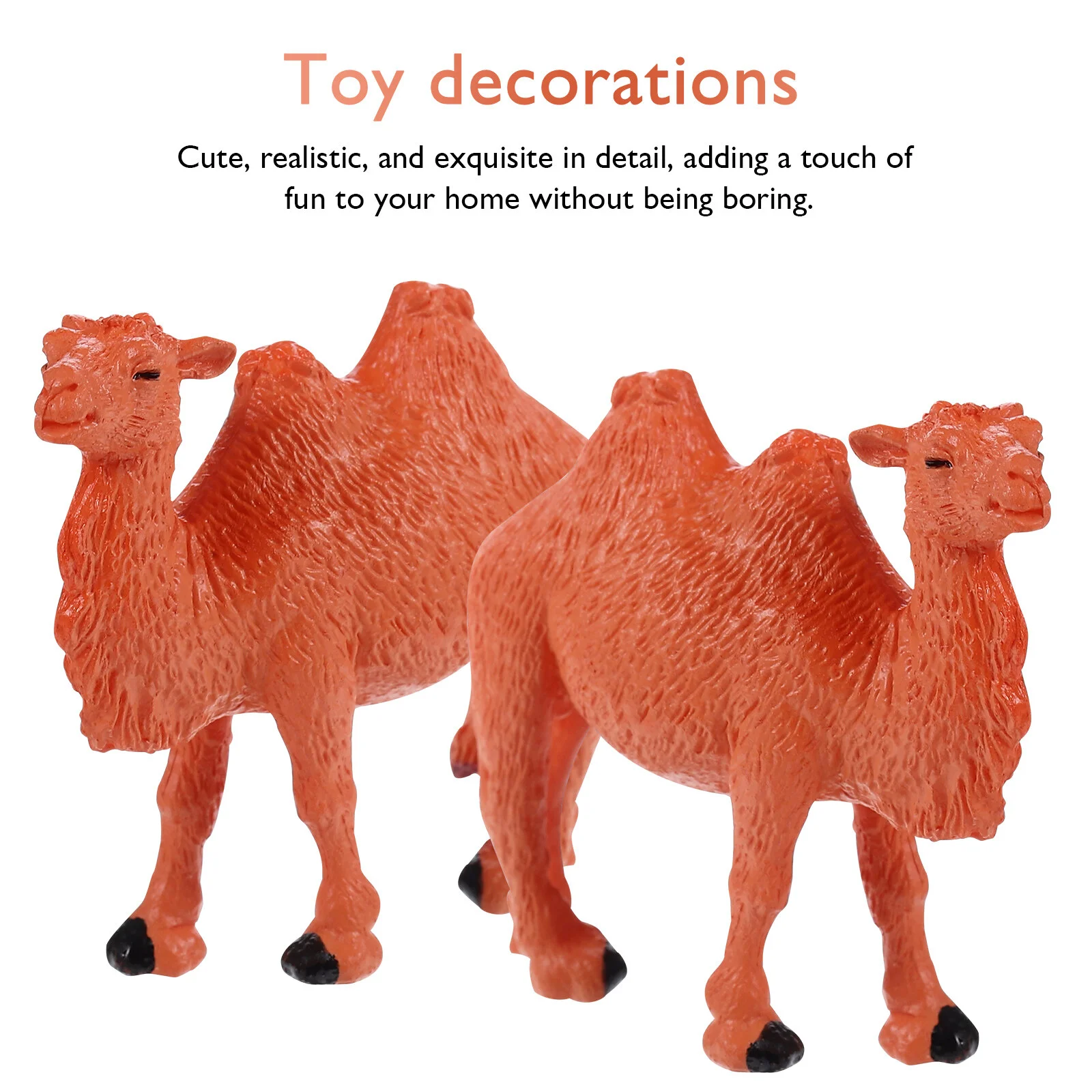 

6 Pcs Miniature Camel Models Realistic Camel Figurines Animal Models Desktop Ornaments Kids Toys