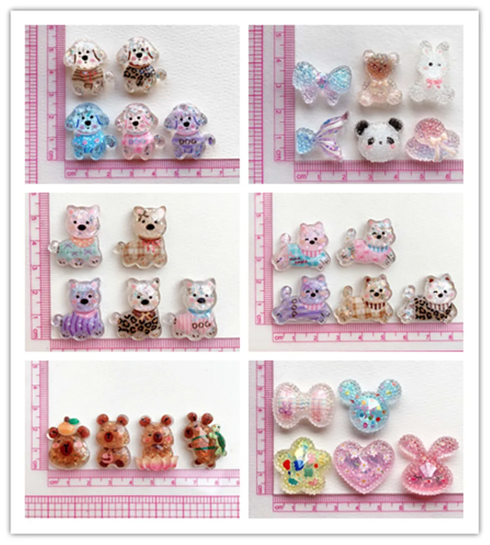 Милый мультфильм блестящие животные собака бобра плоская задняя часть смоляные