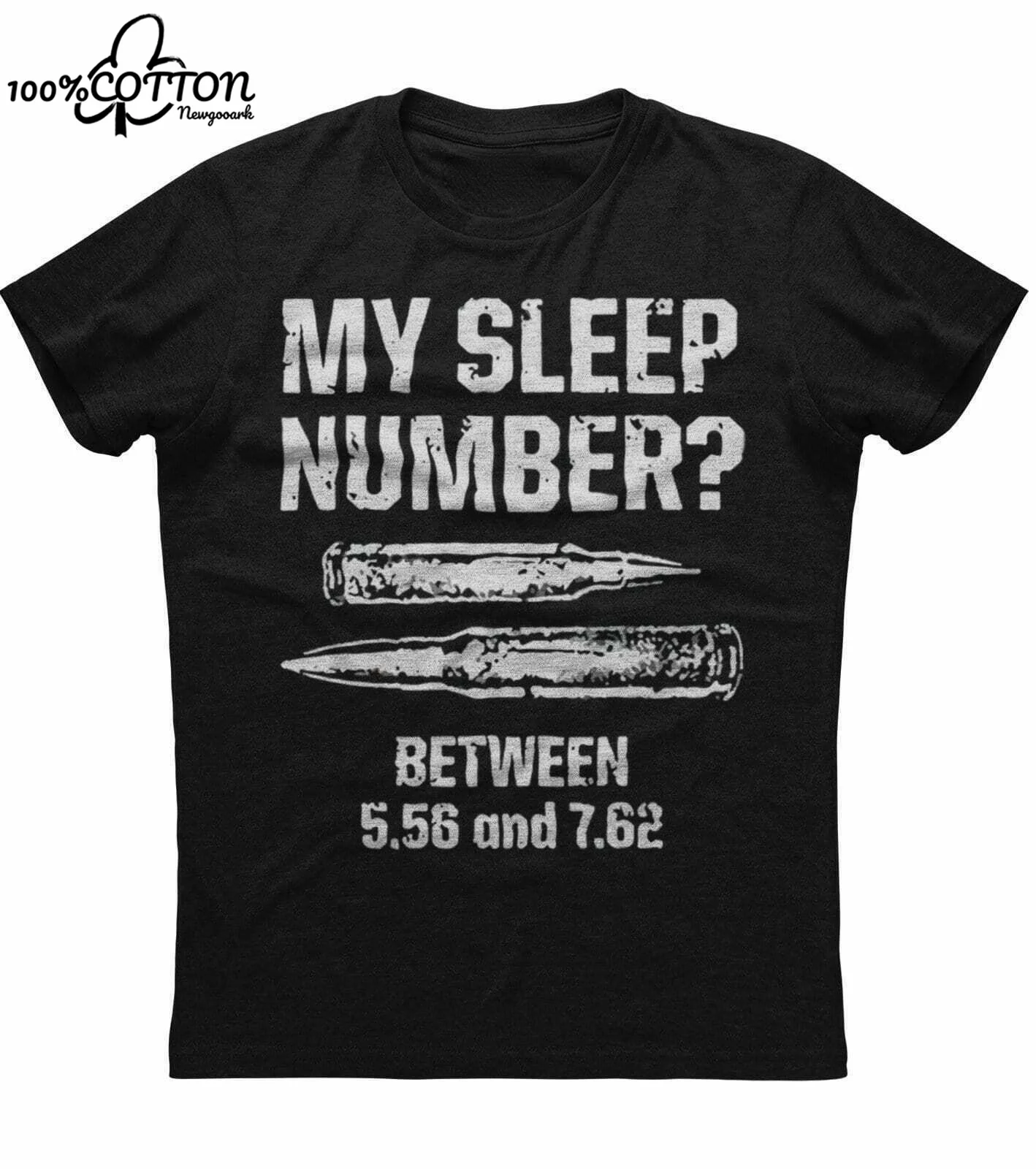 LE My Sleep Number from 5 56-7 62 забавный подарок для любителей пистолета хлопковая