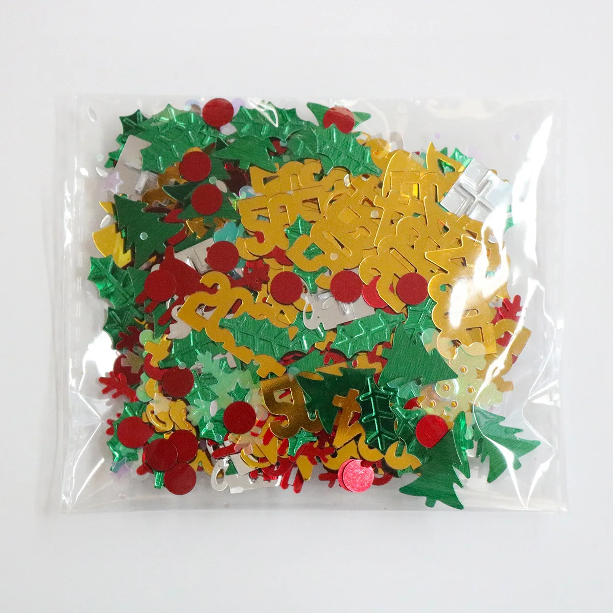 30 г Микс размеров смешанные цвета Искусственный Санта-Клаус конфетти
