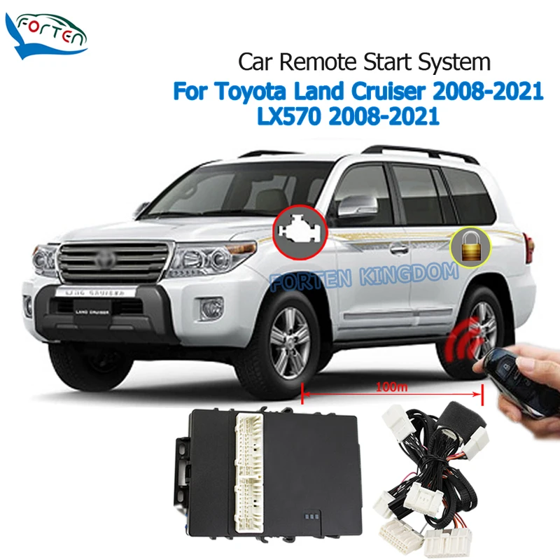 

Car Remote Engine Start System Module For Toyota Land Cruiser 08-22 LX570 08-22 Plug and Play