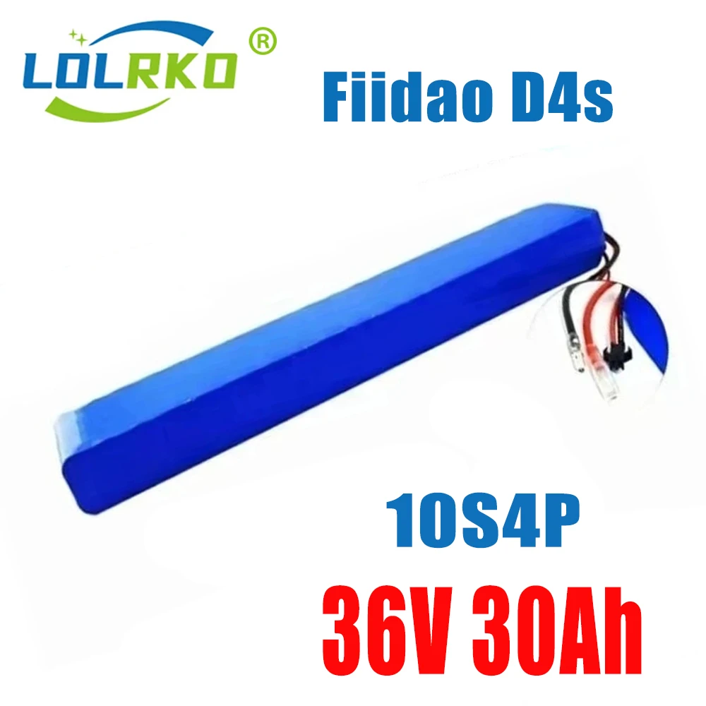 New 36V Battery 30Ah 10s4p 18650 Lithium ion Battery Pack 250W 350W 42V 20000mah Electric Bicycle Scooter for Fiidao D4s, Etc