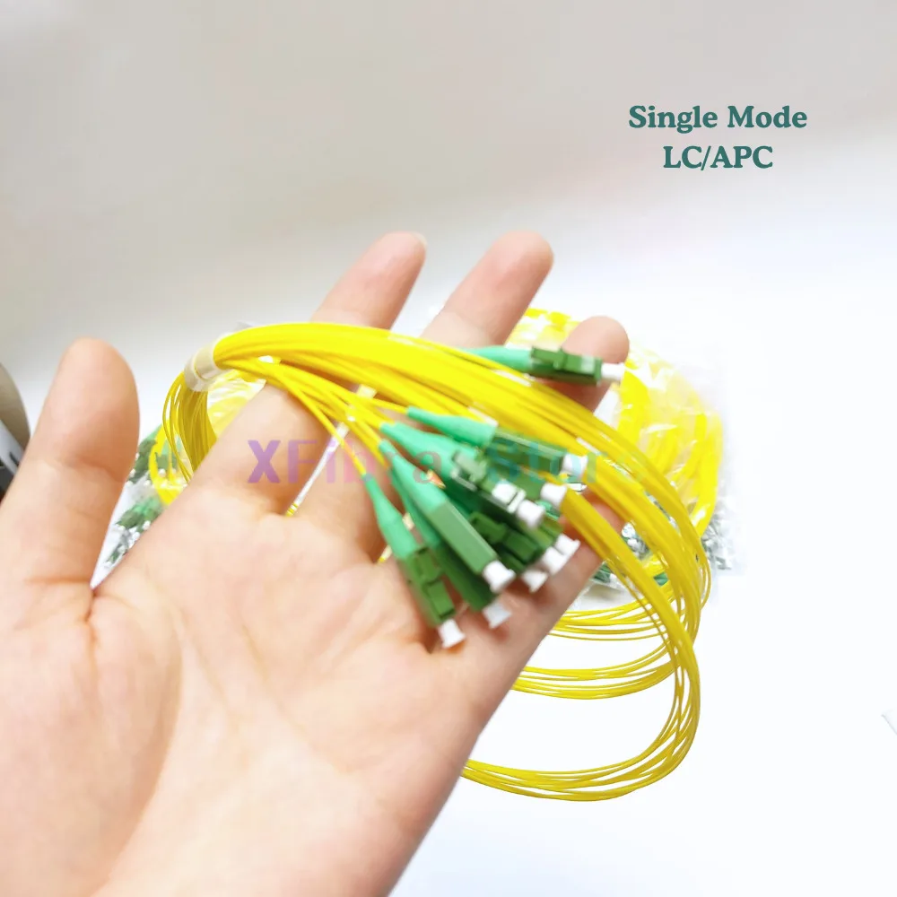 1 5 м 50 шт./лот симплексная LC/UPC 9/125 одномодовая оптоволоконная косичка внешняя