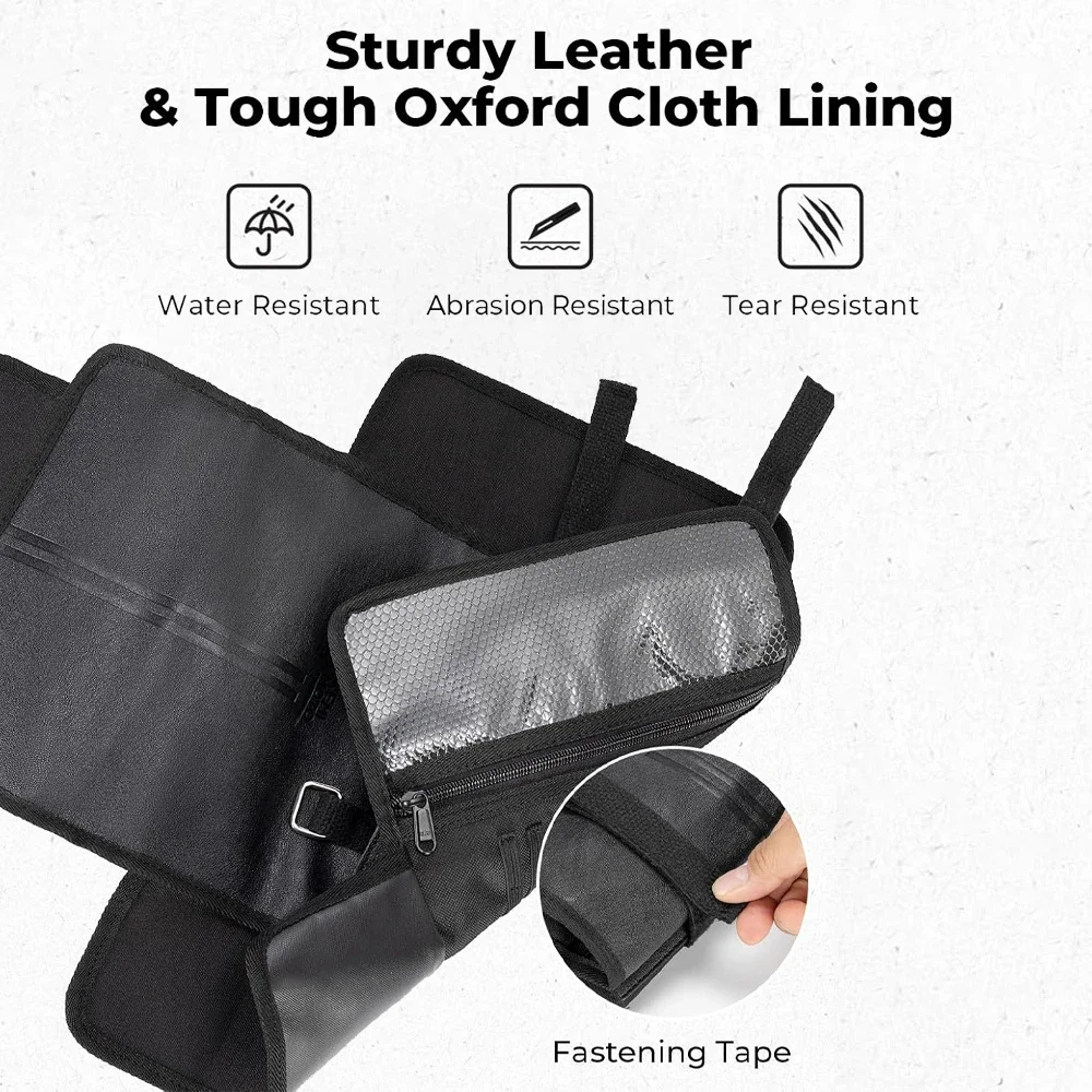 Сумки для инструментов мотоциклов кожаная передняя вилка мотоцикла сумка на