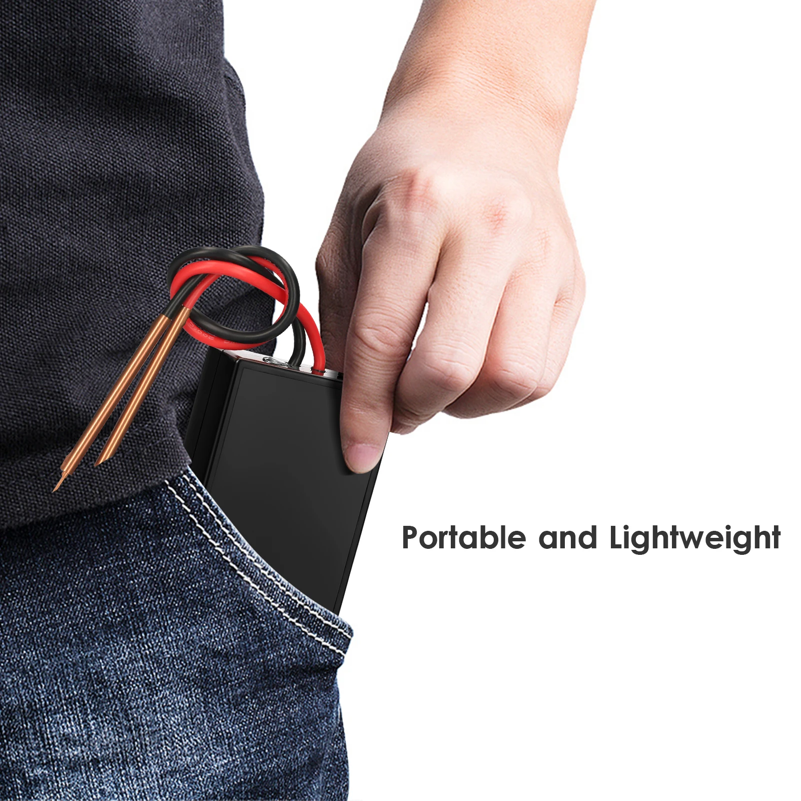 Портативный точечный сварочный аппарат 5000 мАч 6 зубьев Регулируемый мини-аппарат