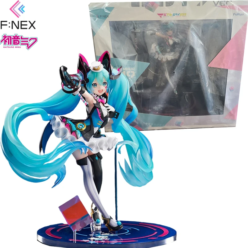 

Фигурка аниме Furyu F:NEX VOCALOID, Hatsune Miku Magic Mirai 2019, ПВХ фигурка, Коллекционная модель, игрушка для мальчиков, подарок