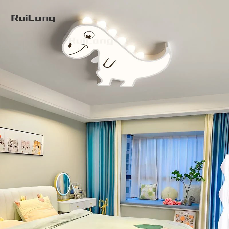 Светодиодный потолочный светильник с милыми животными мультяшная люстра в виде
