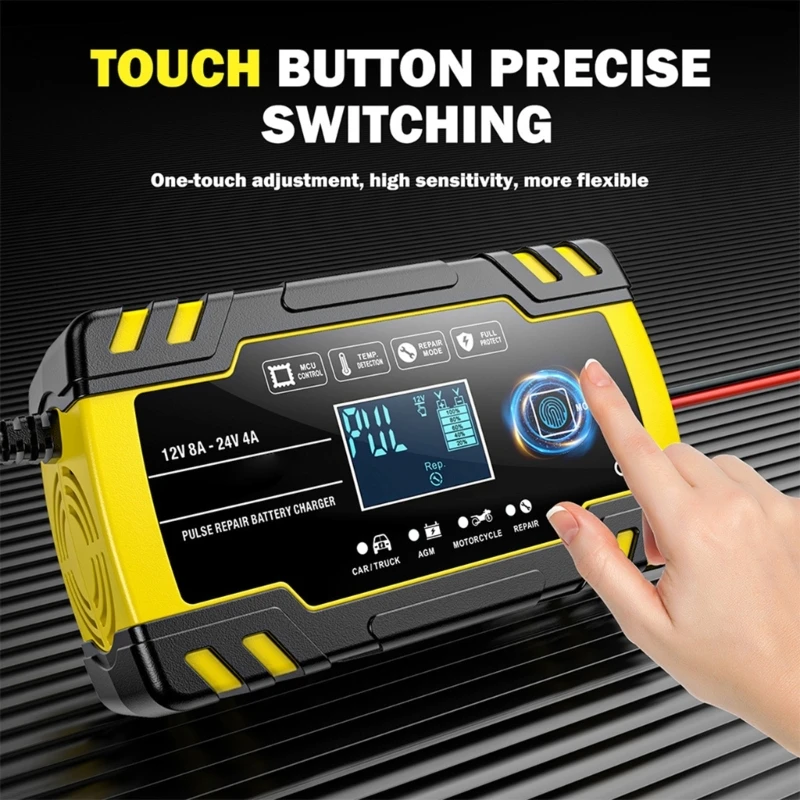28 ГБ автомобильные зарядные устройства 12 В 24 импульсный ремонт цифровые SmartFast AGM