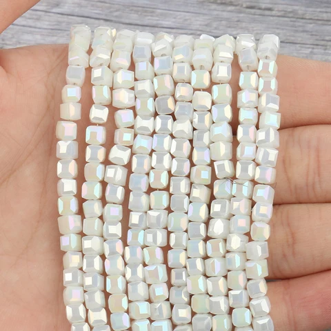 Квадратные хрустальные бусины JILKOL 2/3/4 мм